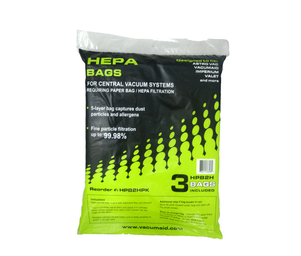 VacuMaid HEPA Vacuum Bags - 3 Pack