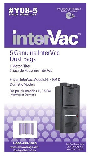 Garage Vac Central Vacuum Bags - 5 Pack
